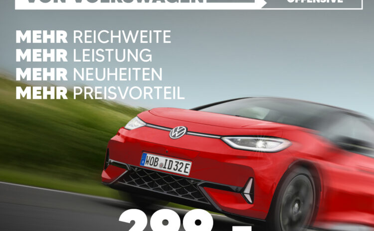  VW ID. Angebote zum Jahresstart